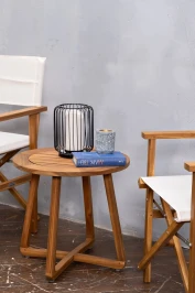 Стол садовый кофейный из акации ROUND  Joygarden